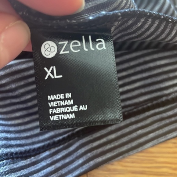 NEW Zella Work For It Stripe Tank Top in Black/Gray yoga studio XL - Picture 3 of 6
